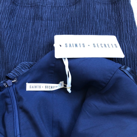 Saints & Secrets Navy Dress - Picture 7 of 8